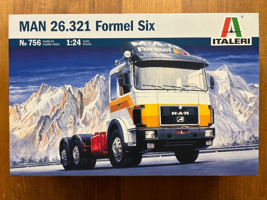 Italeri MAN 26.321 Formel Six 1:24 bouwpakket – 756, Italeri, Groter dan 1:32, Nieuw, Ophalen of Verzenden