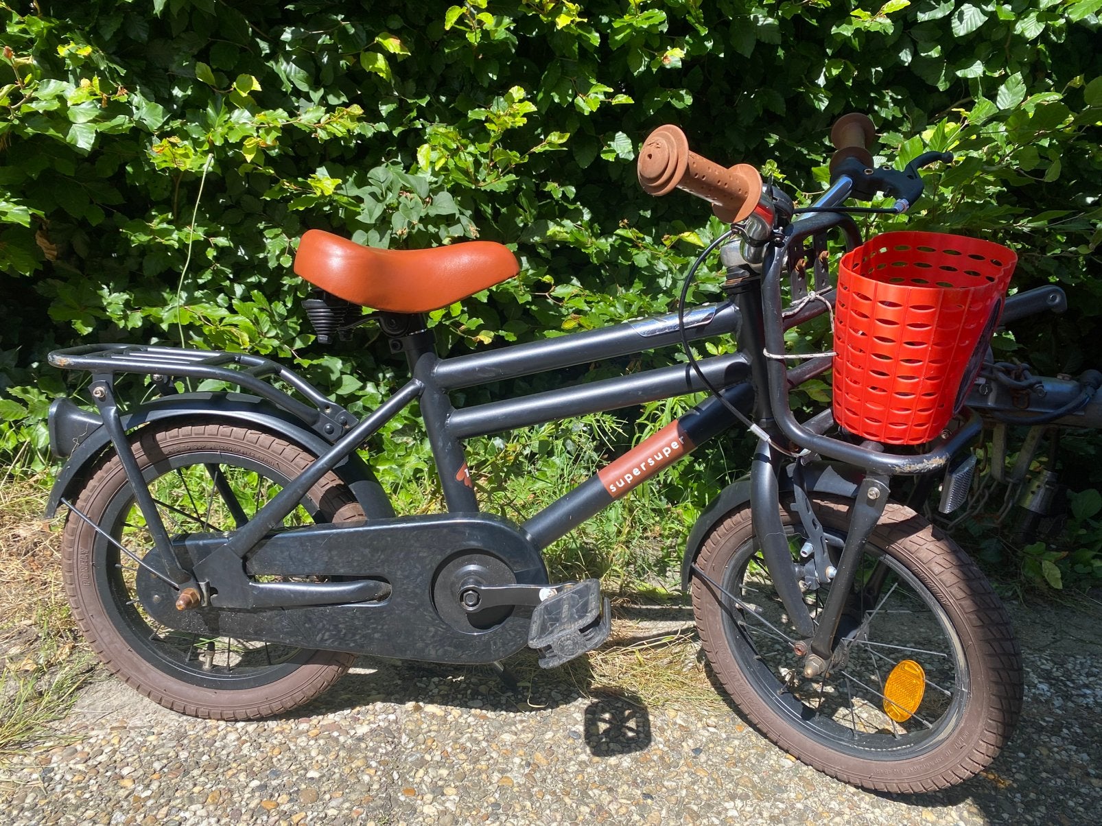 Kinderfiets 14 inch, Ophalen, Gebruikt, Minder dan 16 inch, Zijwieltjes