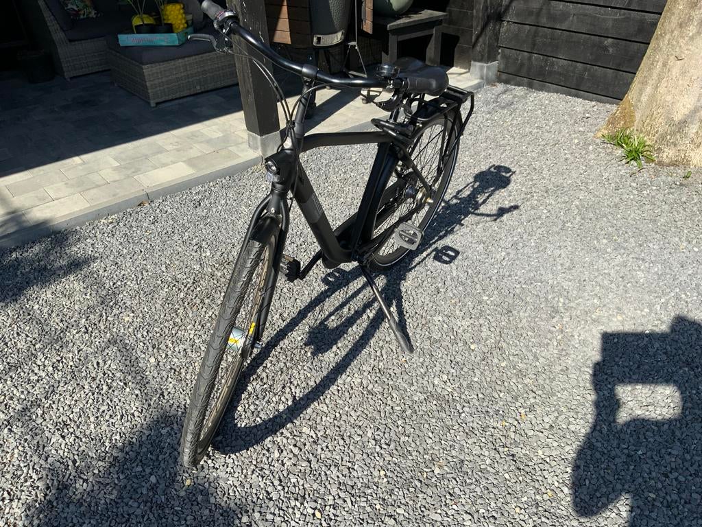 Gazelle Esprit herenfiets  - Mat Zwart - Maat 49 - 3 Versn., Ophalen, Gebruikt, Versnellingen, 49 tot 53 cm