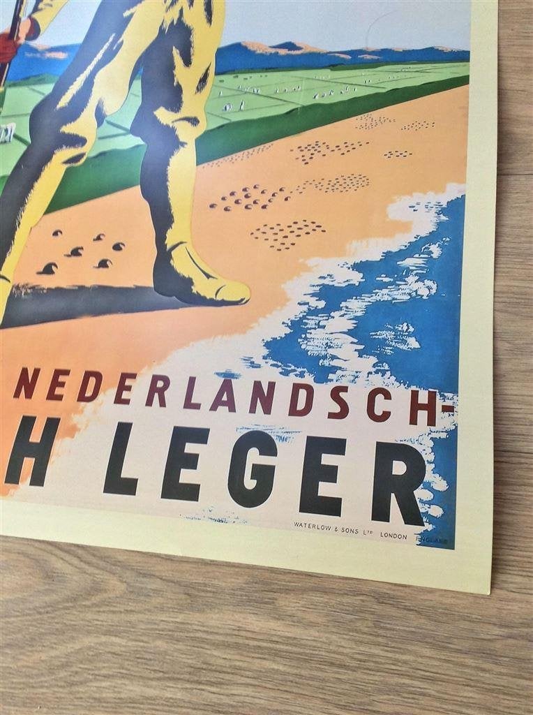 Grote KNIL Nederlands Indie - Propaganda Affiche POSTER, Verzenden, Landmacht, Nederland, Foto of Poster