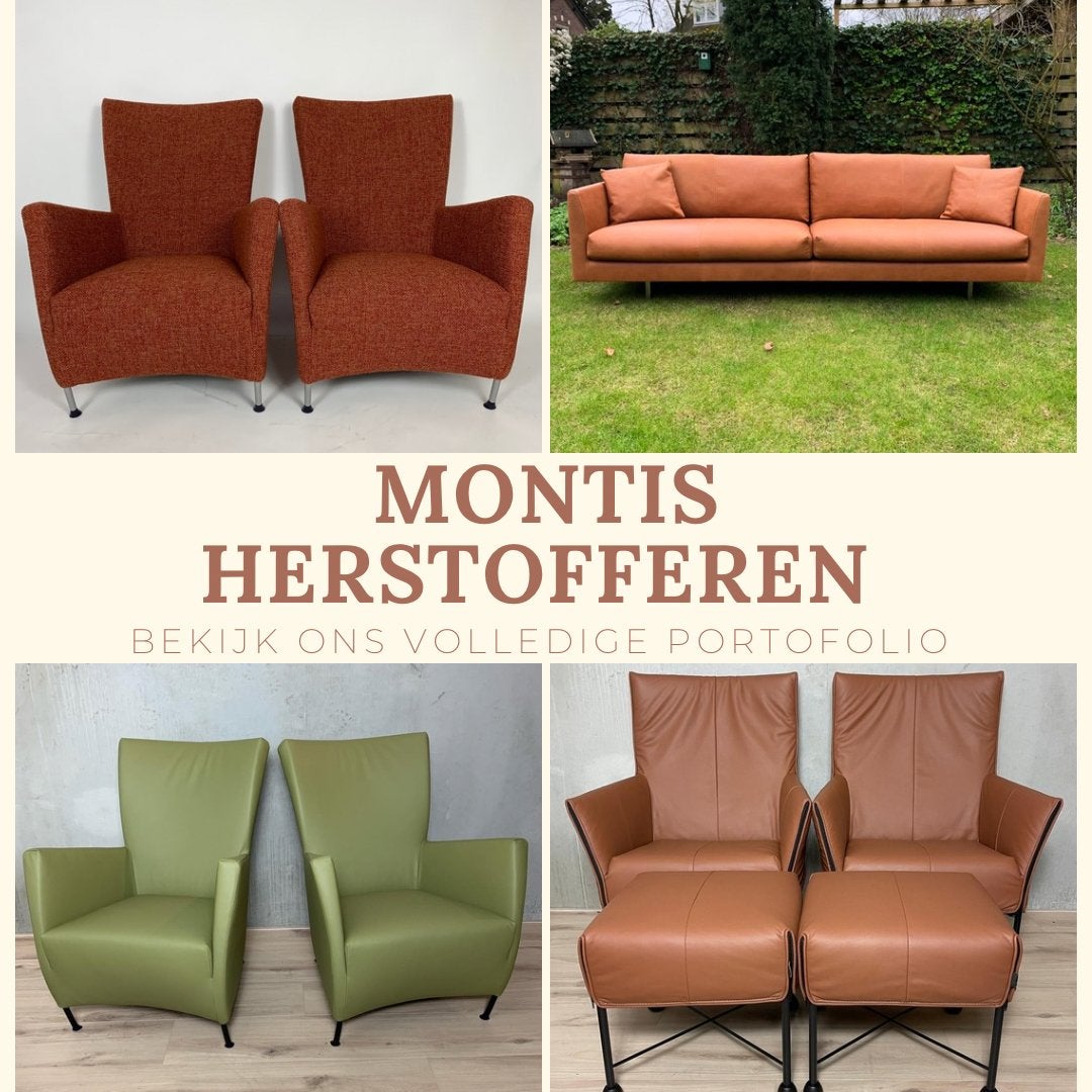 Montis Meubelen Herstofferen - Beermann Design Stoffering, Ophalen, Zo goed als nieuw