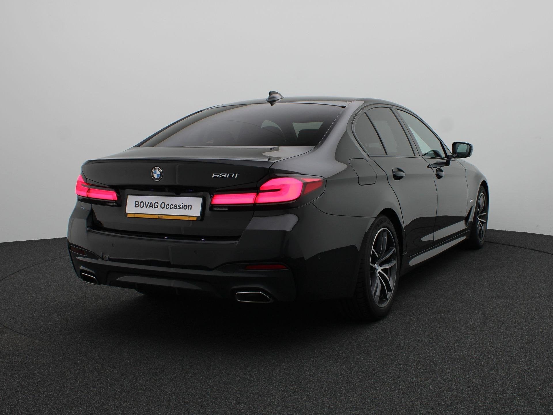 BMW 5 Serie Sedan 530i High Executive | M Sportpakket | Stuu, Auto's, Automaat, Gebruikt, 4 cilinders, Zwart