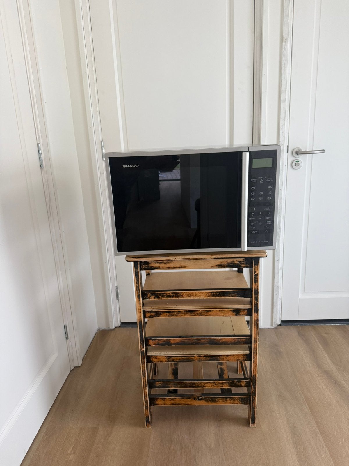 Sharp R-961 (IN)W oven/magnetron, Ophalen, Minder dan 45 cm, Draaiplateau, Hete lucht
