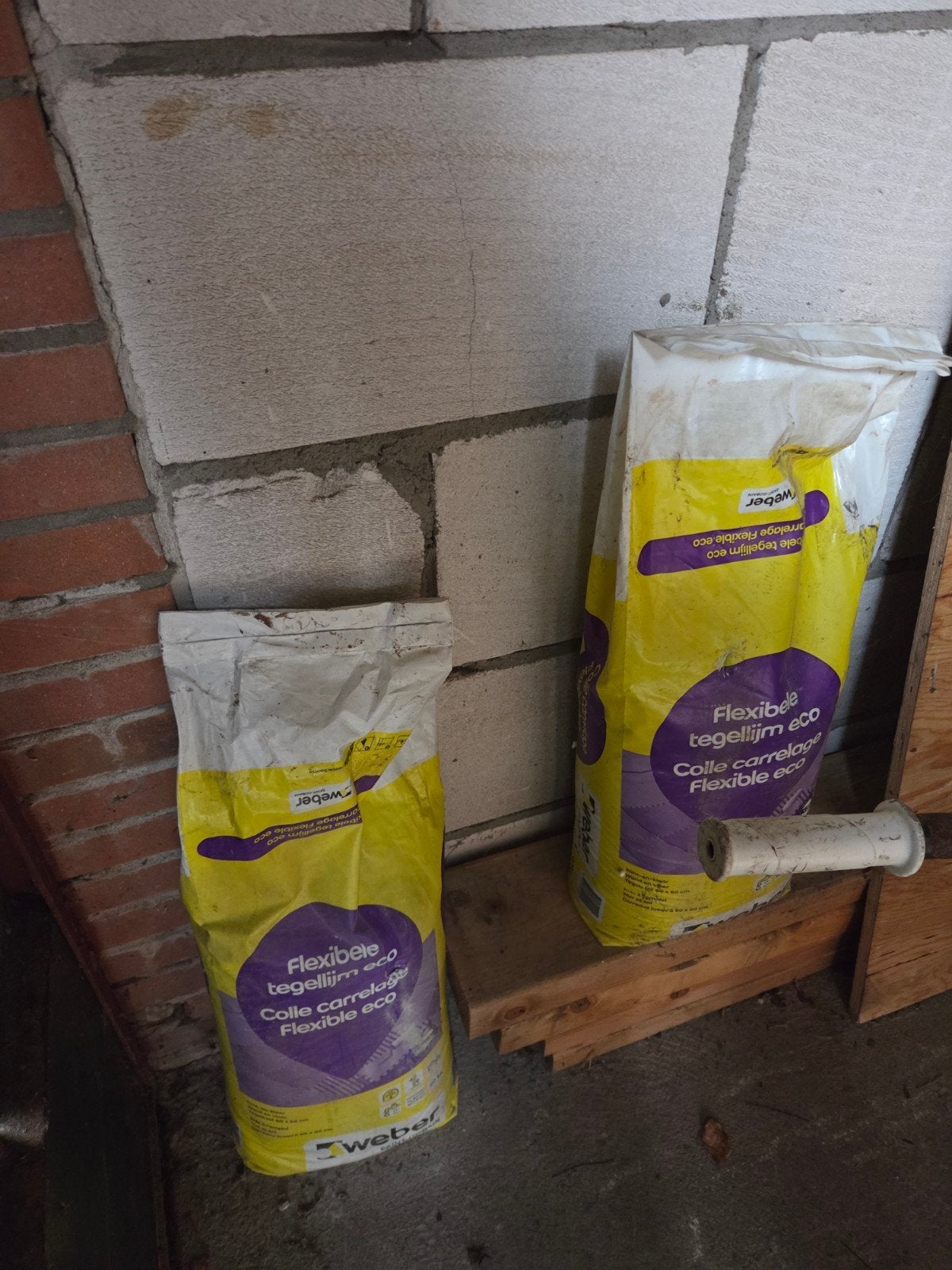 Weber Flexibele tegellijm eco - 2 zakken, Ophalen, Nieuw, Overige materialen, Overige typen