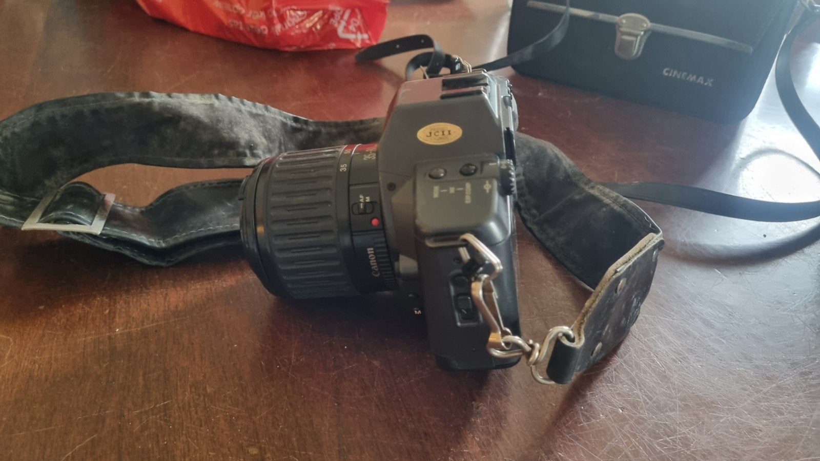 Canon EOS 600 Spiegelreflexcamera met lens, Audio, Tv en Foto, Fotocamera's Analoog, Ophalen of Verzenden, Gebruikt, Spiegelreflex
