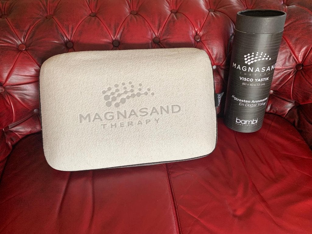 Magnasand therapy visco kussen van Bambi Home, Eenpersoons, Wit, Overige materialen, Nieuw