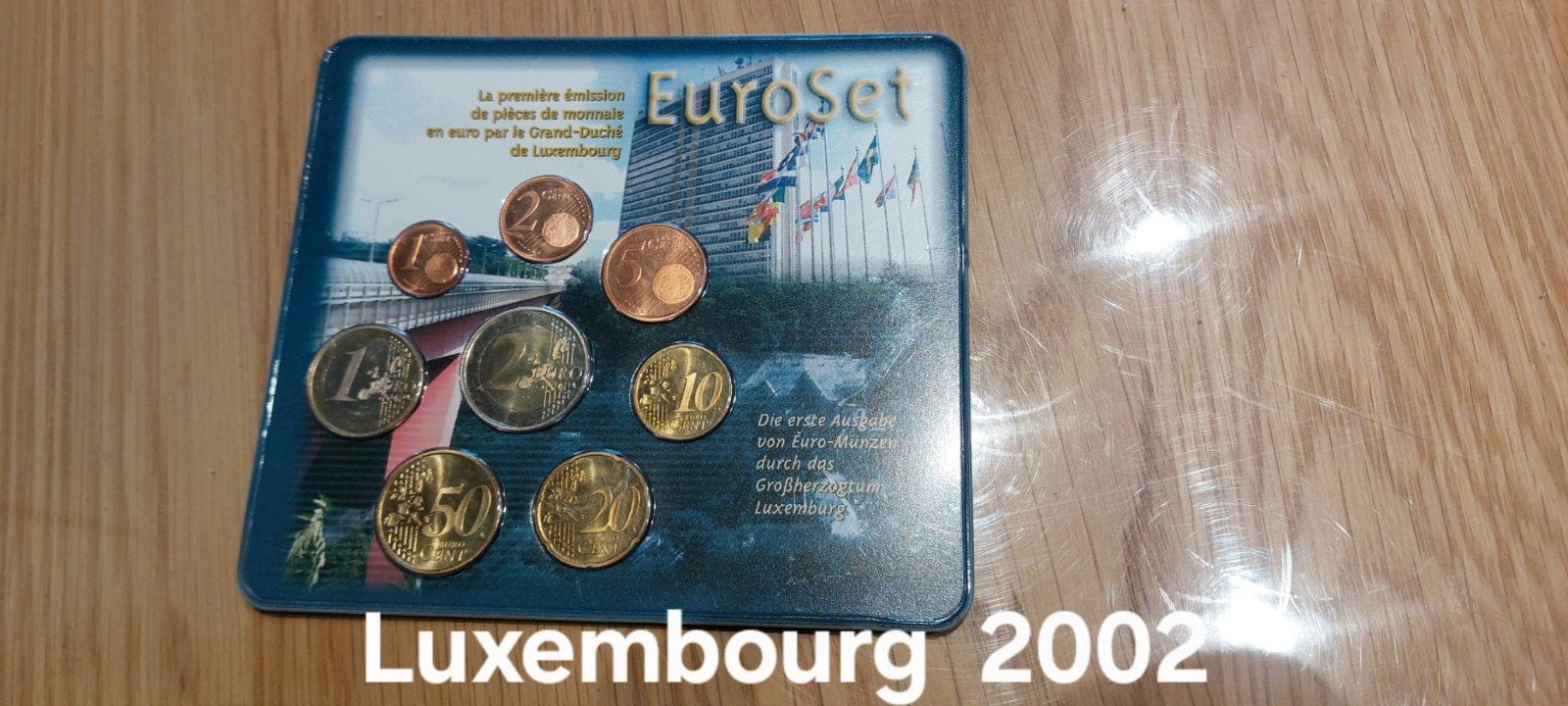 Luxemburg Euroset 2002 - Eerste Emissie, Postzegels en Munten, Ophalen, Luxemburg, Overige waardes, Setje