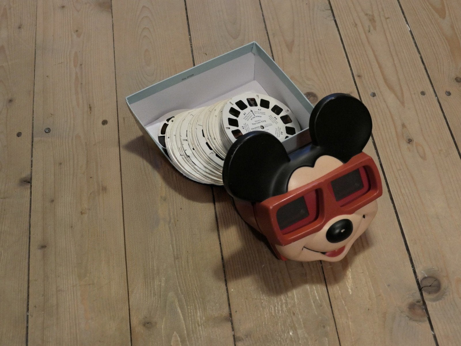 Vintage View-Master met Mickey Mouse en 47 Disney schijfjes, Ophalen, Jongen of Meisje