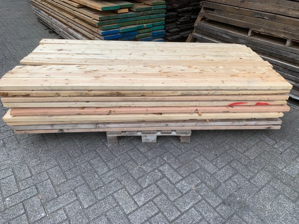 ACTIE -Balken gebruikt 4x14cm x 2,44m van € 12,50 nu € 7,50, Ophalen of Verzenden, Gebruikt, 180 tot 250 cm, Balken