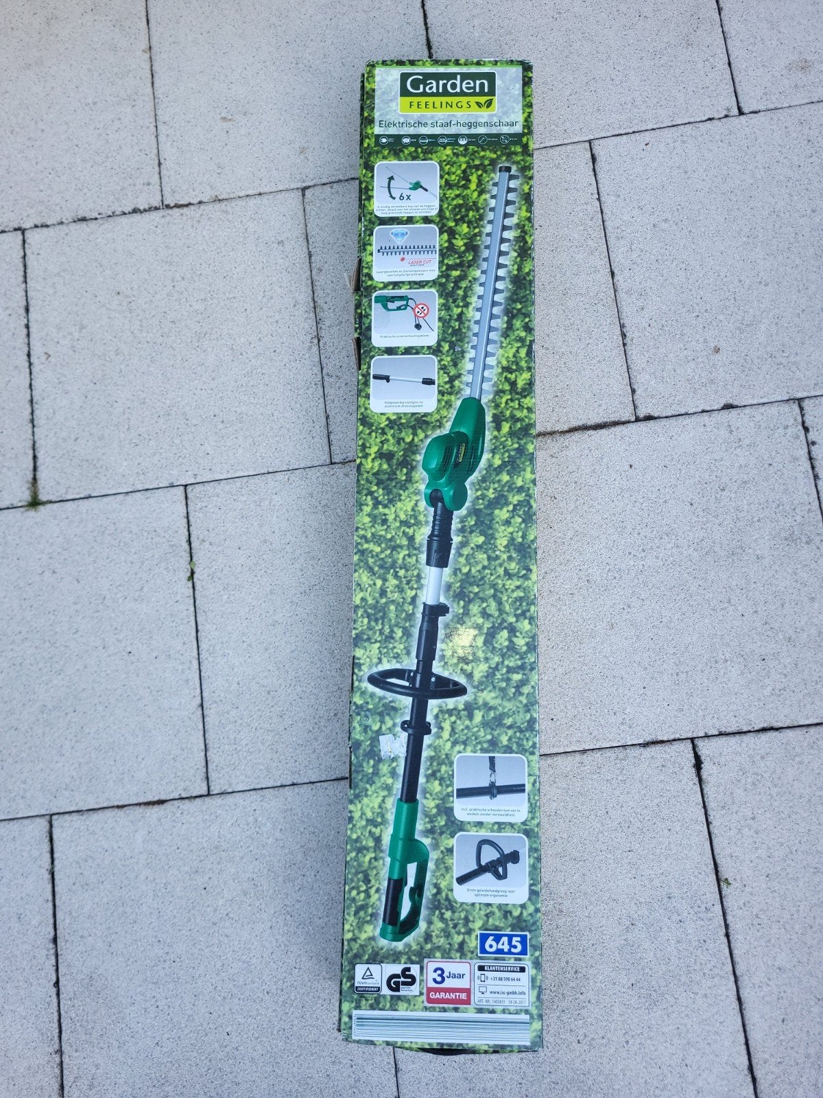 Elektrische staaf-heggenschaar Garden Feelings, Ophalen