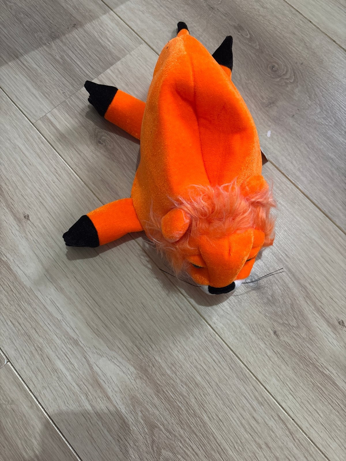 Leuke vossenmuts voor carnaval of themafeest, Carnaval, Maat 46/48 (XL) of groter, Ophalen of Verzenden, Zo goed als nieuw