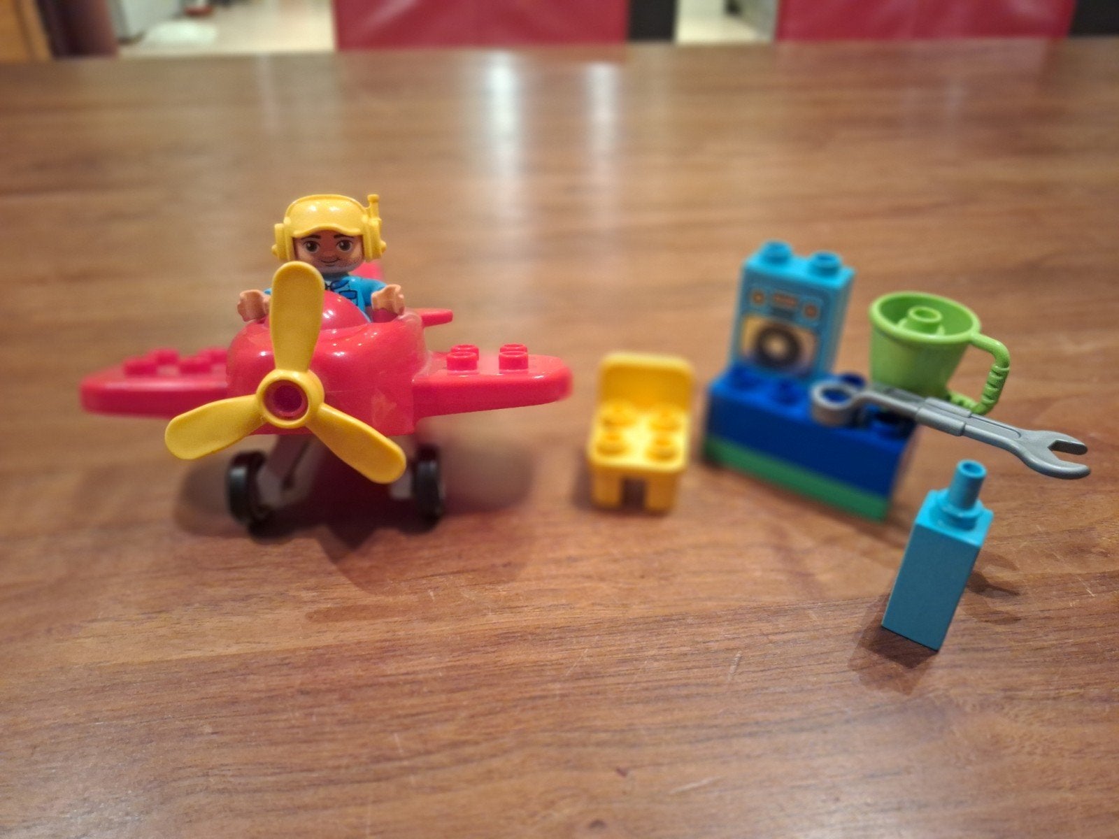 Duplo vliegtuig 10908, Ophalen of Verzenden, Zo goed als nieuw, Compleet, Duplo