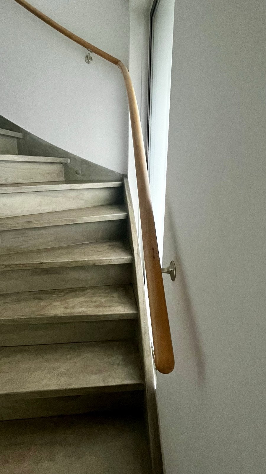 Houten trapleuningen 200-460 cm incl. beugels vanaf €35, Ophalen, Overige materialen, Gebruikt, Overige typen