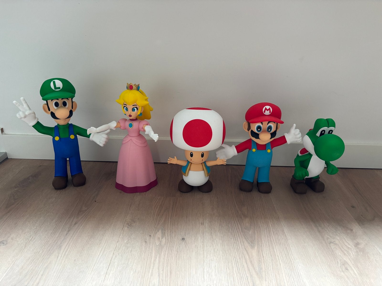 Super Mario Set - Luigi, Peach, Yoshi, Toad, Mario, Ophalen of Verzenden, Nieuw