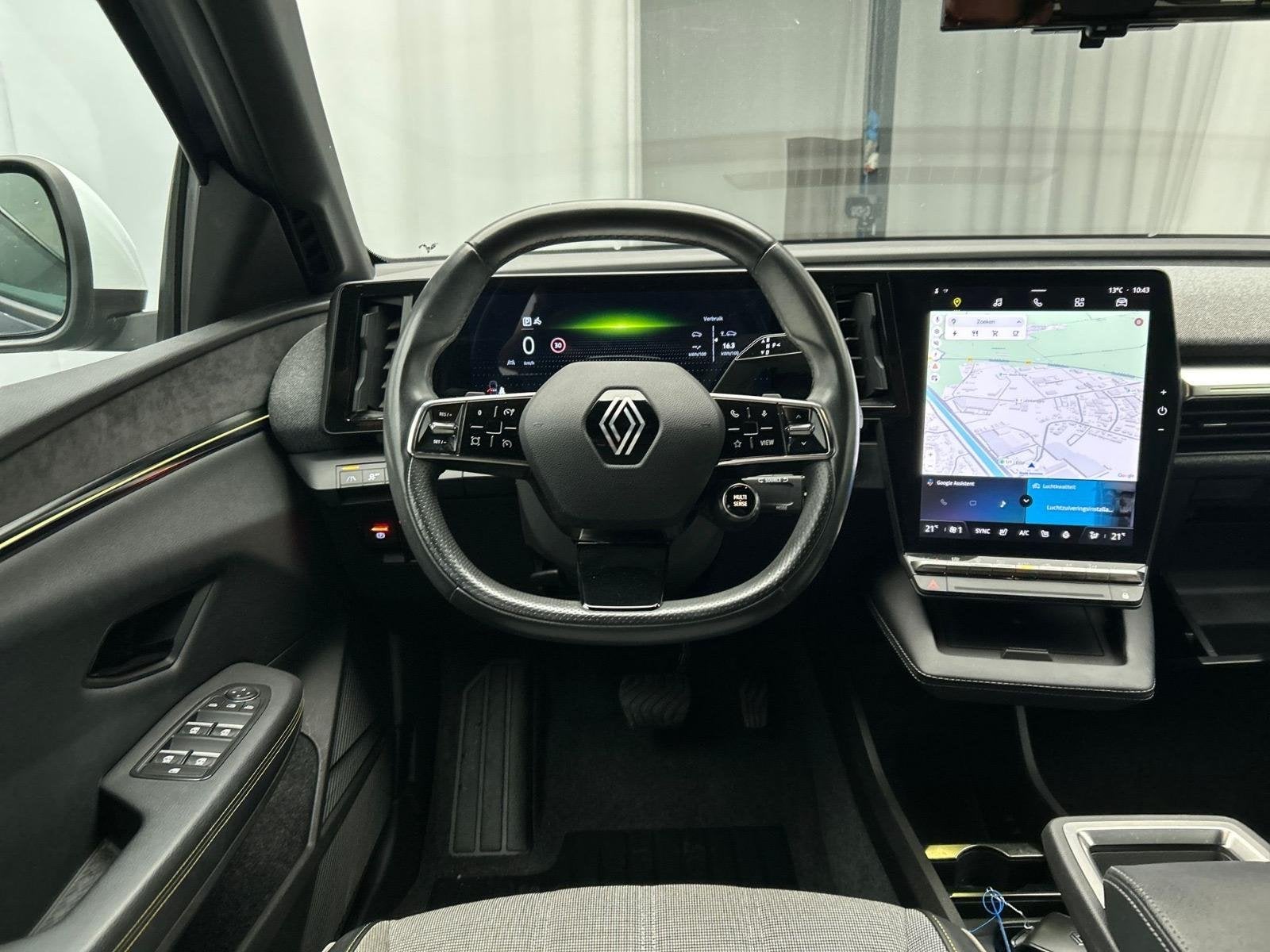 Renault Megane E-Tech EV60 Techno Warmtepomp|20"|360Cam|Stoe, Met garantie (alle), Leder en Stof, Wit, 218 pk