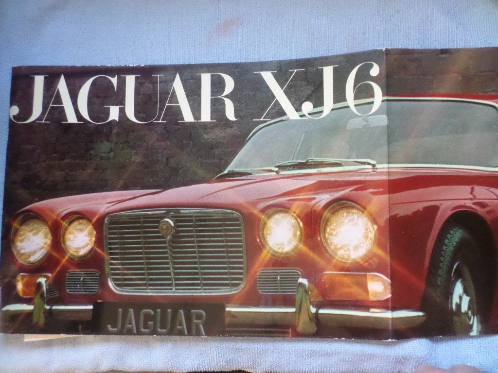 Jaguar XJ6 2.8 & 4.2 1969 Brochure, Ophalen of Verzenden, Zo goed als nieuw, Overige merken