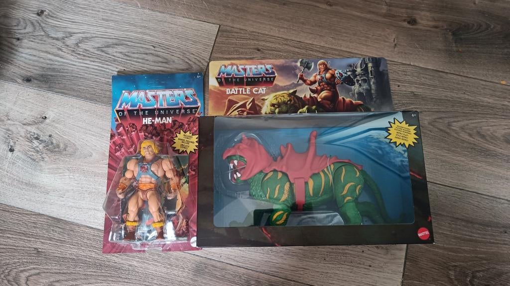 Masters of the Universe He-man en Battle cat, Verzamelen, Ophalen of Verzenden, Nieuw
