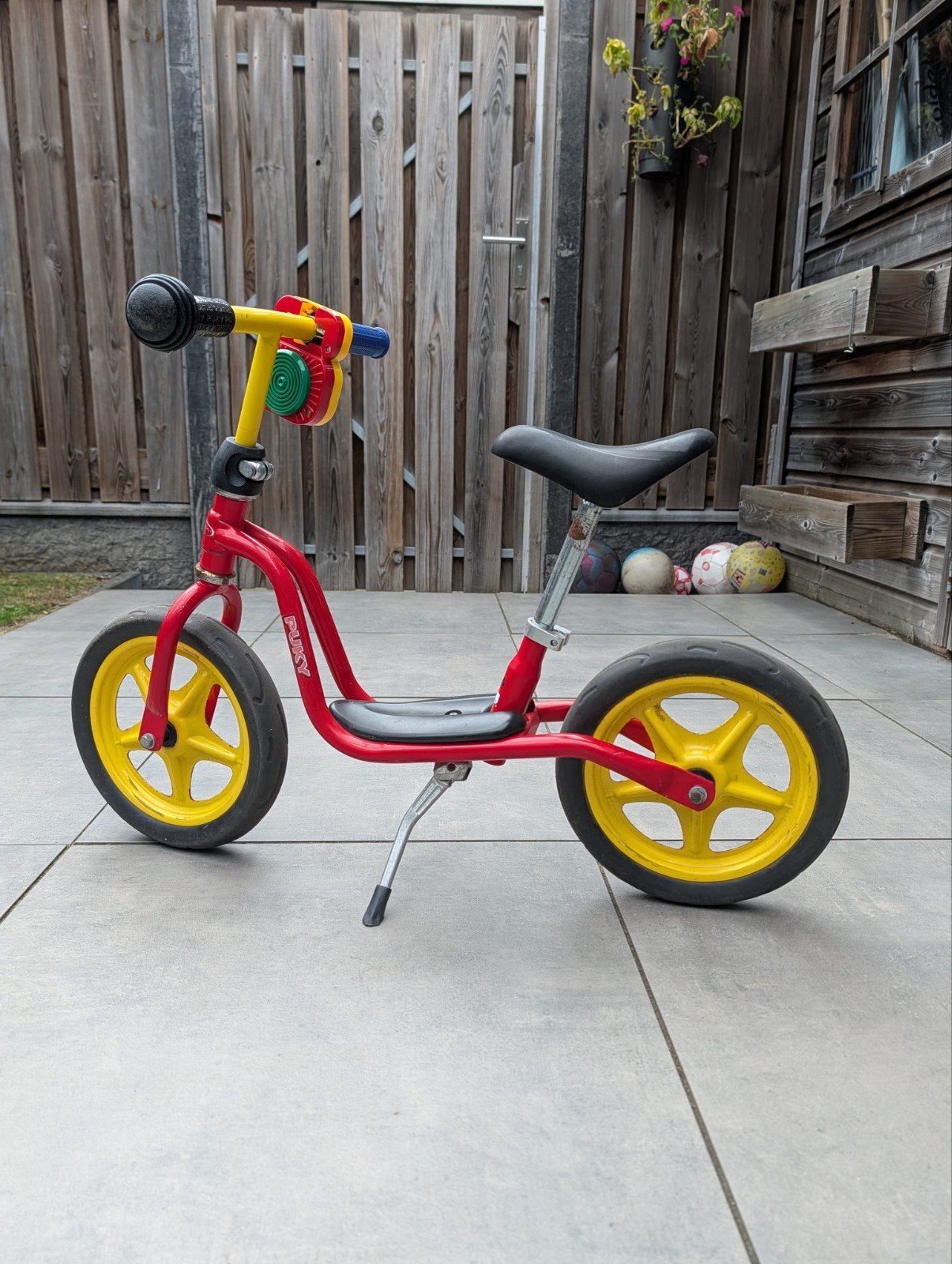 Puky loopfiets LR 1 rood met foam banden, Ophalen, Gebruikt, Minder dan 16 inch, Puky