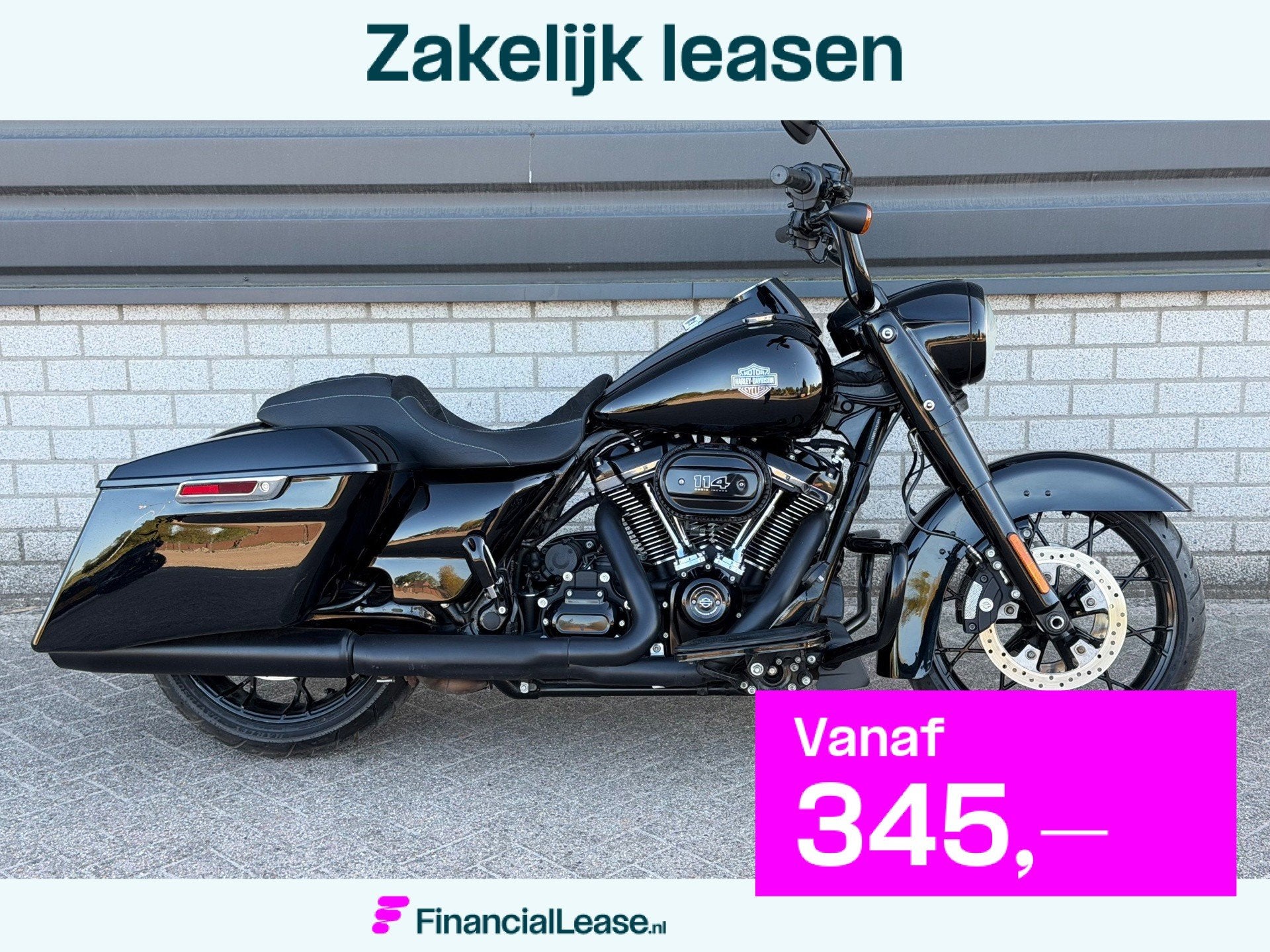 Harley Davidson FLHRXS 114 Road King Special Black Edition,, ABS, Meer dan 35 kW, Toermotor, Gebruikt
