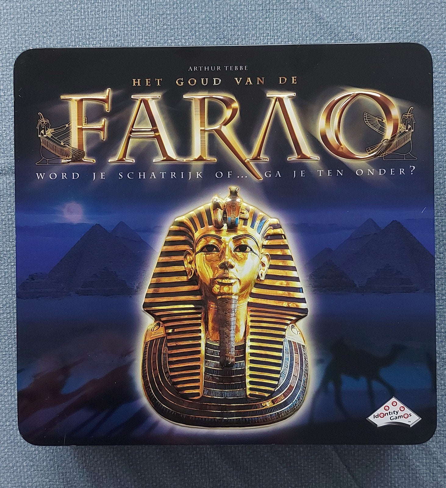 Het Goud van de Farao - Bordspel, Drie of vier spelers, Ophalen of Verzenden, Zo goed als nieuw, Identity Games