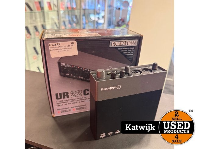 Steinberg UR22C 2x2 USB 3.0 Audio Interface | Nette Staat, AquaZuro, Zo goed als nieuw, https://www.praxis.nl/service/klantenservice