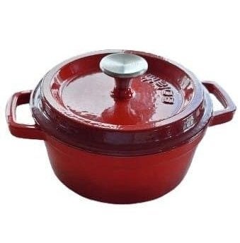 Sola gietijzeren braadpan Ø20cm -rood, Ophalen, Nieuw, Gietijzer, Koekenpan of Braadpan