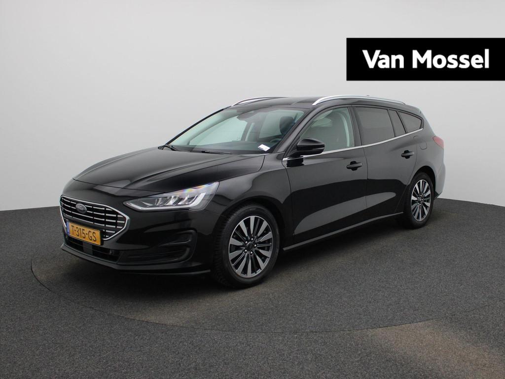 Ford Focus Wagon 1.0 EcoBoost Hybrid Titanium X AUTOMAAT | N, Auto's, 12 maanden, Gebruikt, Euro 6, Zwart