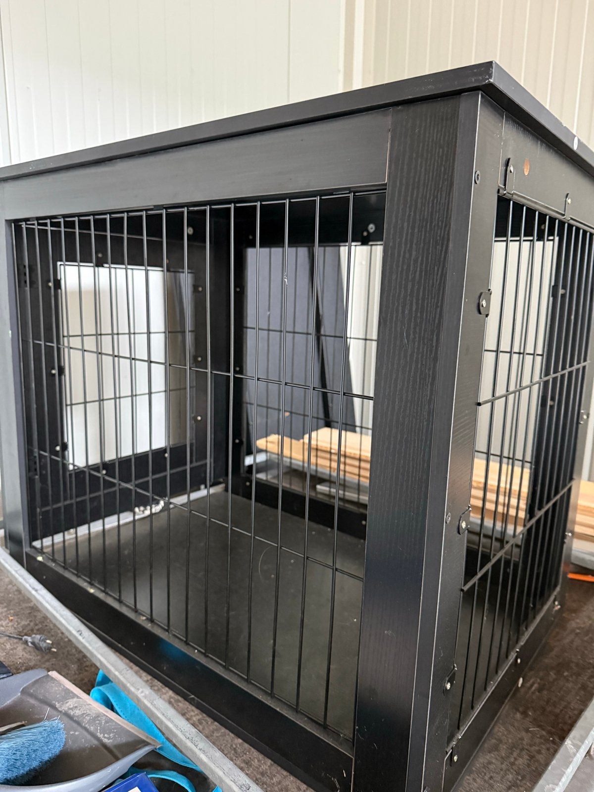 Bench  - kennel - 89x61x73cm - Zwart honden, Ophalen of Verzenden, Nieuw