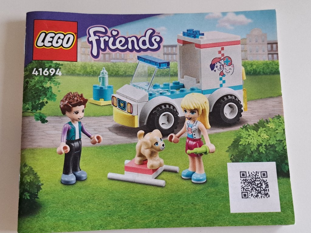 Lego Friends 41694 Dierenambulance, Lego, Friends, Ophalen of Verzenden, Zo goed als nieuw