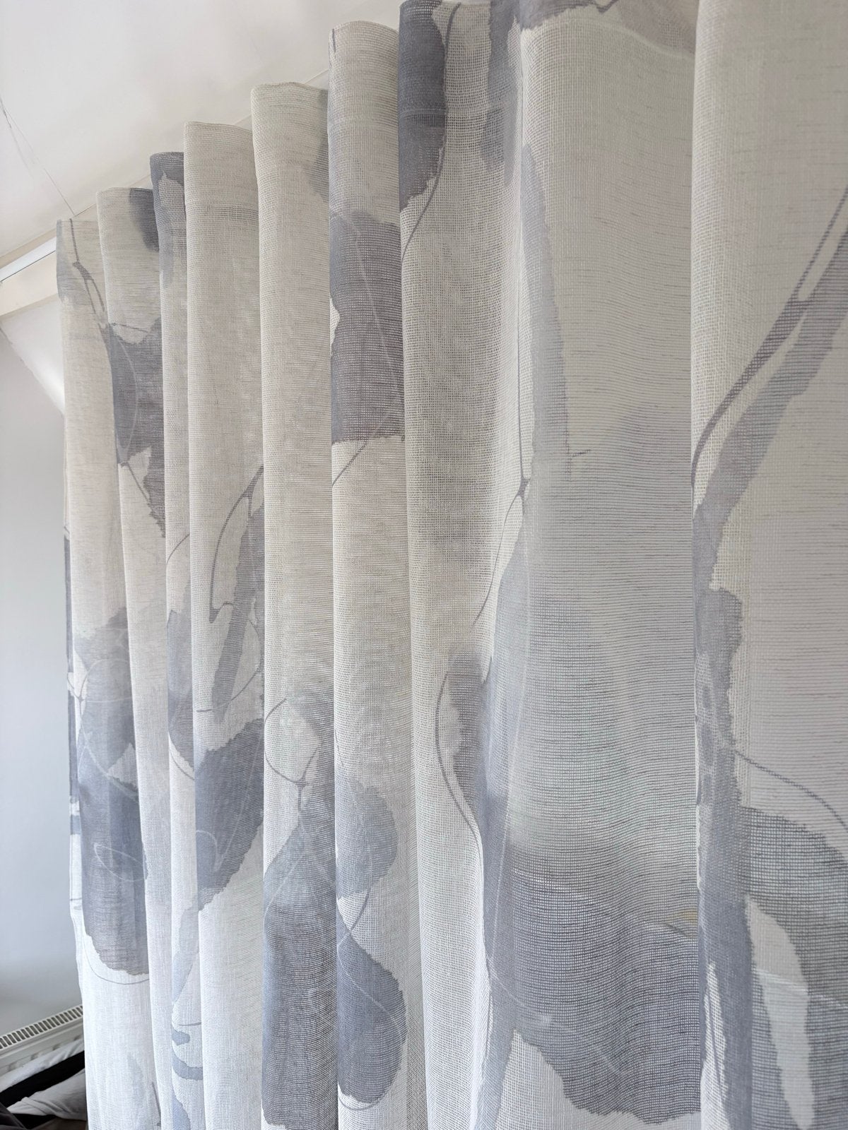 8332  Inbetween Gordijn met Wave Plooien - 365x259 cm, Ophalen of Verzenden, Nieuw, Inbetween gordijn, Plooiafwerking