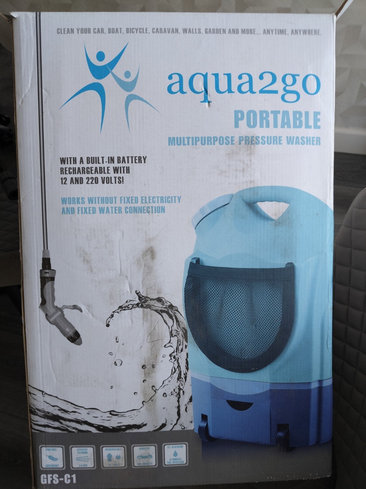 Aqua2go Draagbare Accu Hogedrukspuit - Nieuw in Doos, Ophalen of Verzenden