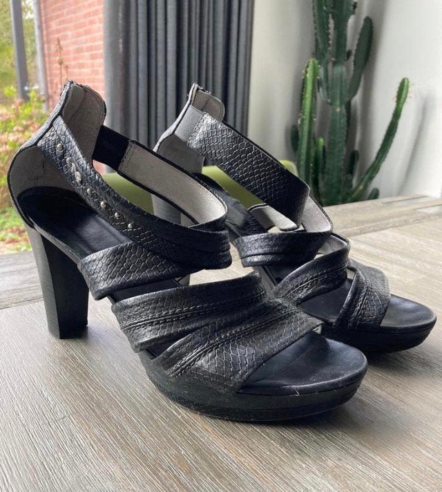 ‘Nero Giardini’ chique sandalen maat 41, Verzenden, Zwart, Sandalen of Muiltjes, Gedragen