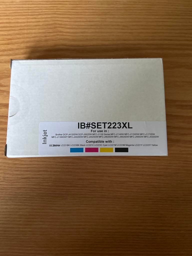 Huismerk inktcartridges IB#SET223XL voor Brother printers, Ophalen of Verzenden, Zo goed als nieuw, Cartridge