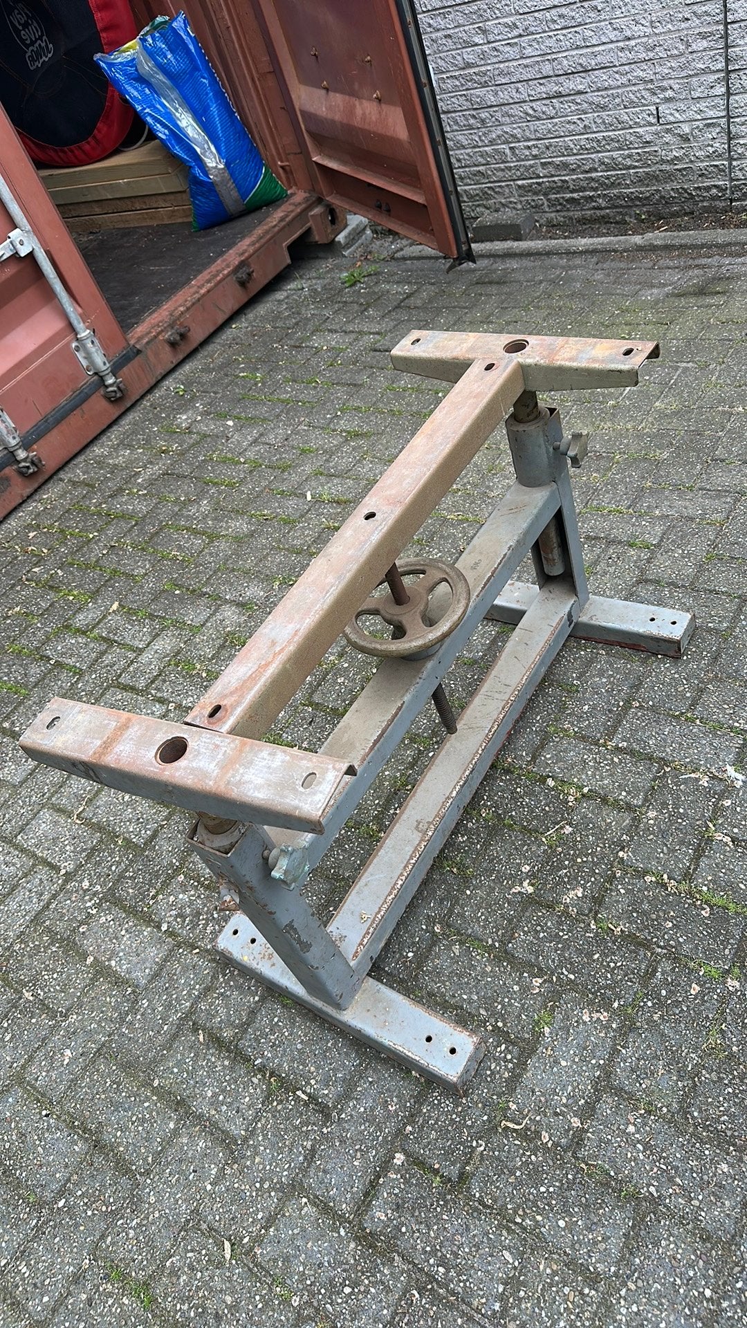 Industriele onderstellen, Huis en Inrichting, Ophalen of Verzenden, In hoogte verstelbaar, Zo goed als nieuw