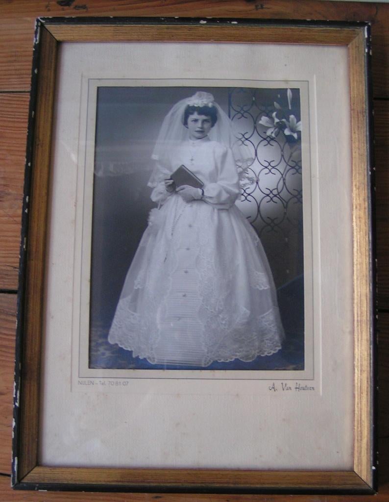 Heilige Communie foto nr WW 654, Gebruikt, Verzenden, Foto, 1940 tot 1960