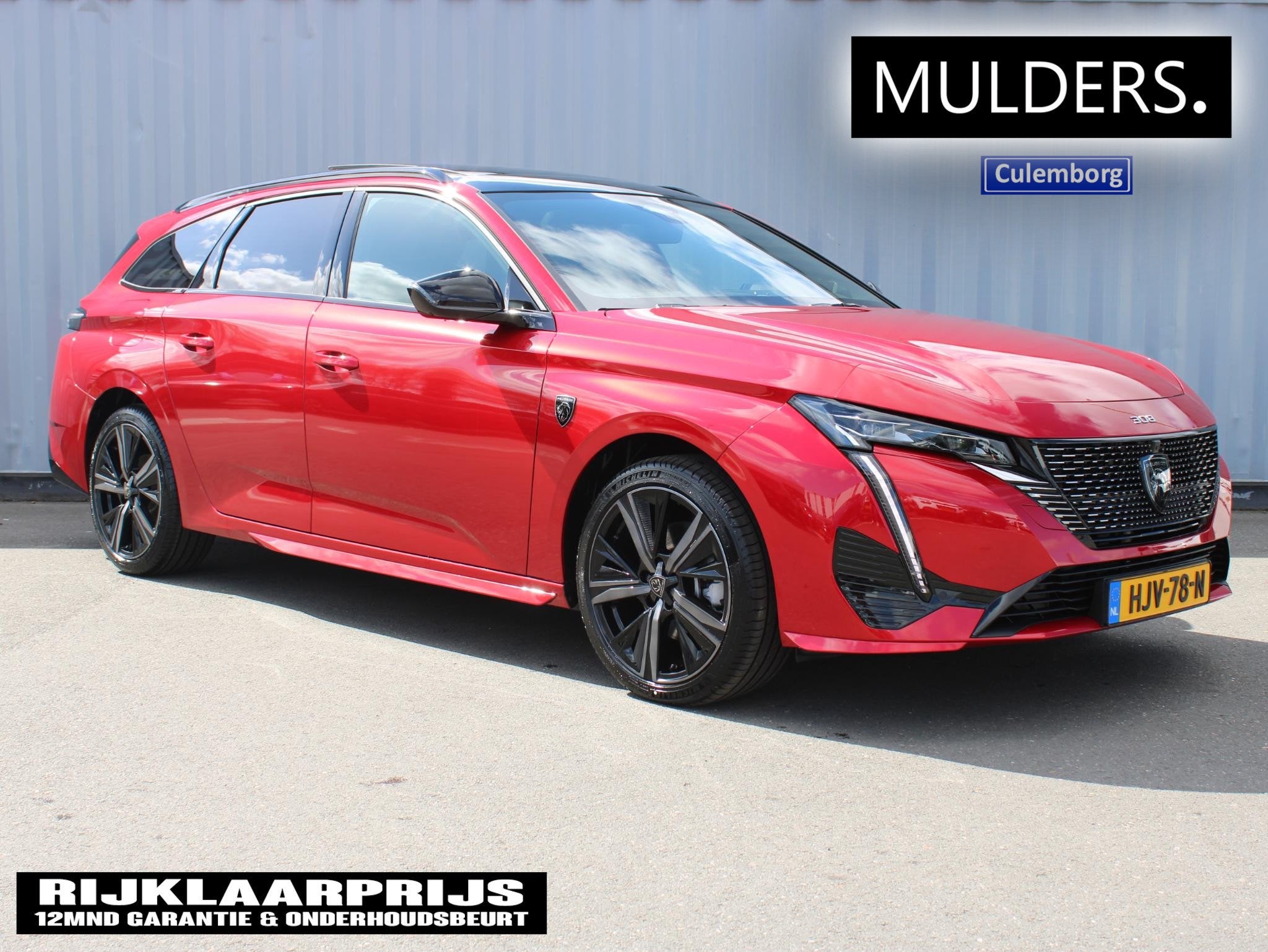 Peugeot 308 SW HYBRID 145 AUTOMAAT GT FULL OPTIONS, Auto's, Gebruikt, 1199 cc, Origineel Nederlands, Hybride Elektrisch/Benzine