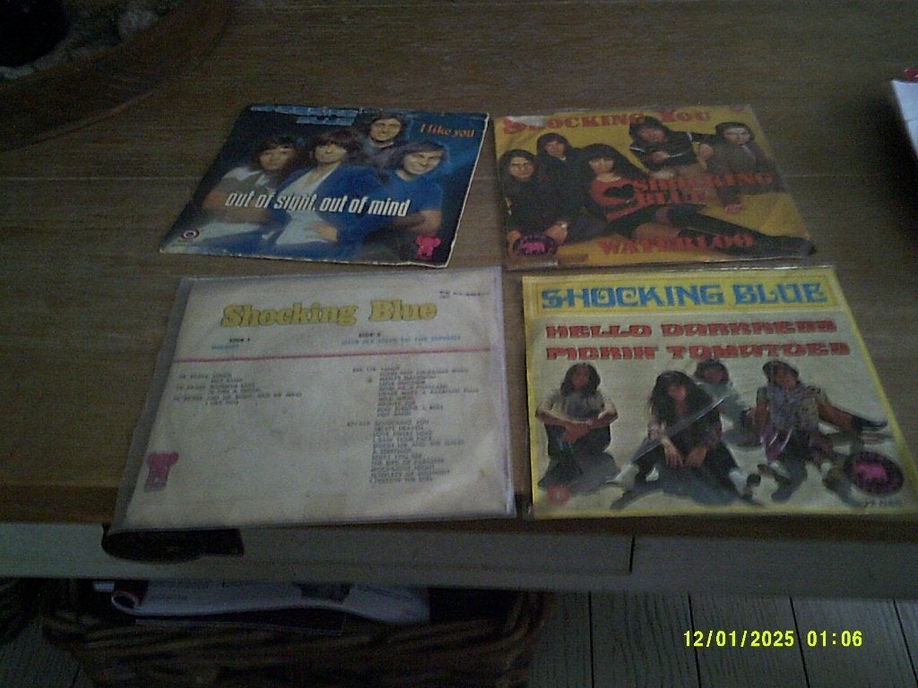 Shocking Blue - Vinyl Singles (7 inch) - Goede staat, 7 inch, Ophalen of Verzenden, Fotohoes, Zo goed als nieuw
