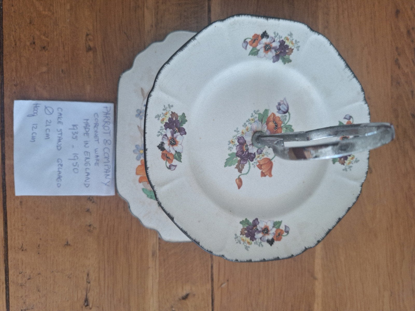 Vintage Engelse cake standaard., Ophalen