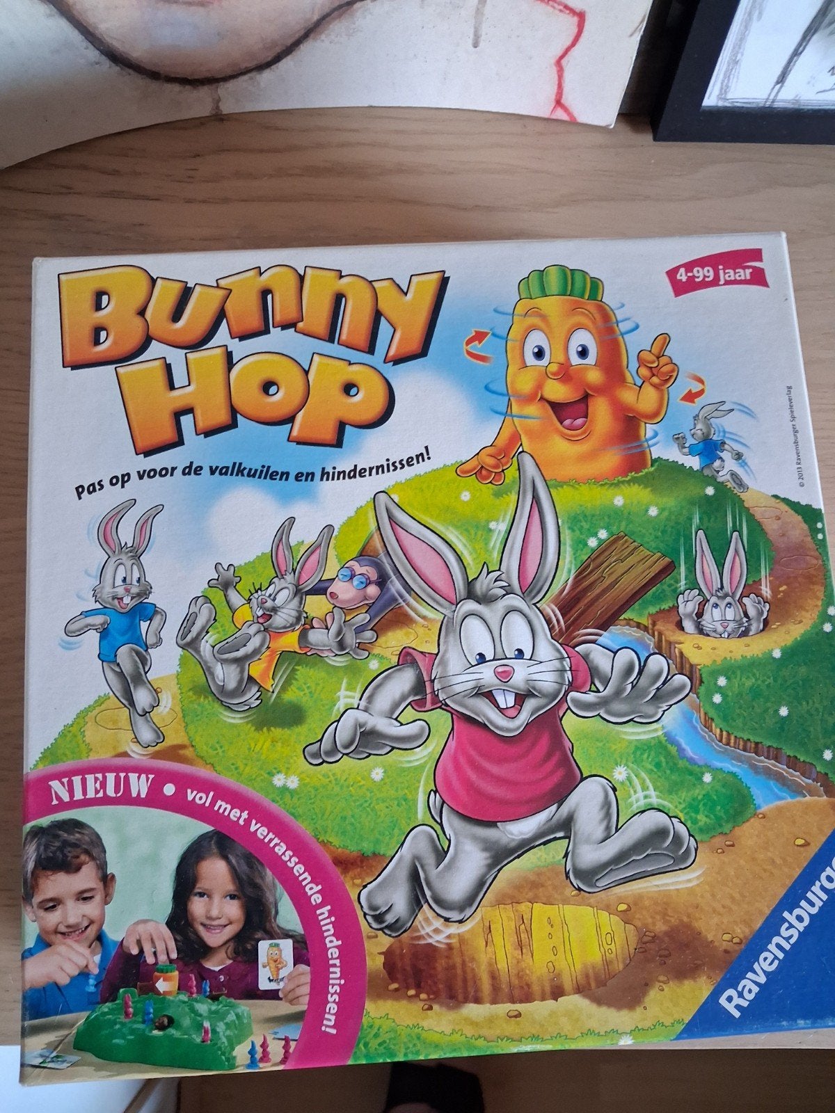 Bunny Hop Bordspel - Ravensburger, Hobby en Vrije tijd, Gezelschapsspellen | Bordspellen, Drie of vier spelers, Ophalen of Verzenden