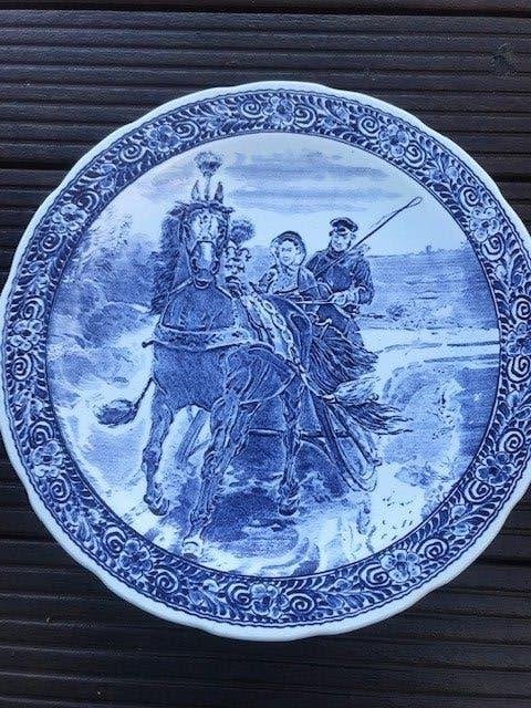 Delfts Blauw Bord, Antiek en Kunst, Ophalen