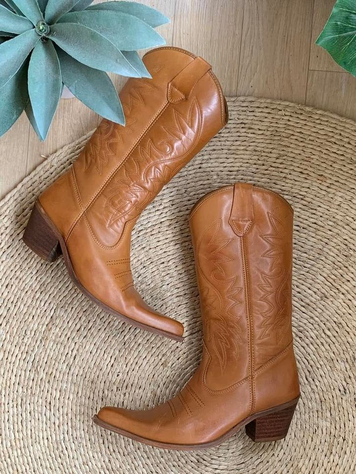 Joe Sanchez hoge cowboylaarzen 39 western boots bohemian, Kleding | Dames, Schoenen, Hoge laarzen, -, Ophalen of Verzenden, Zo goed als nieuw