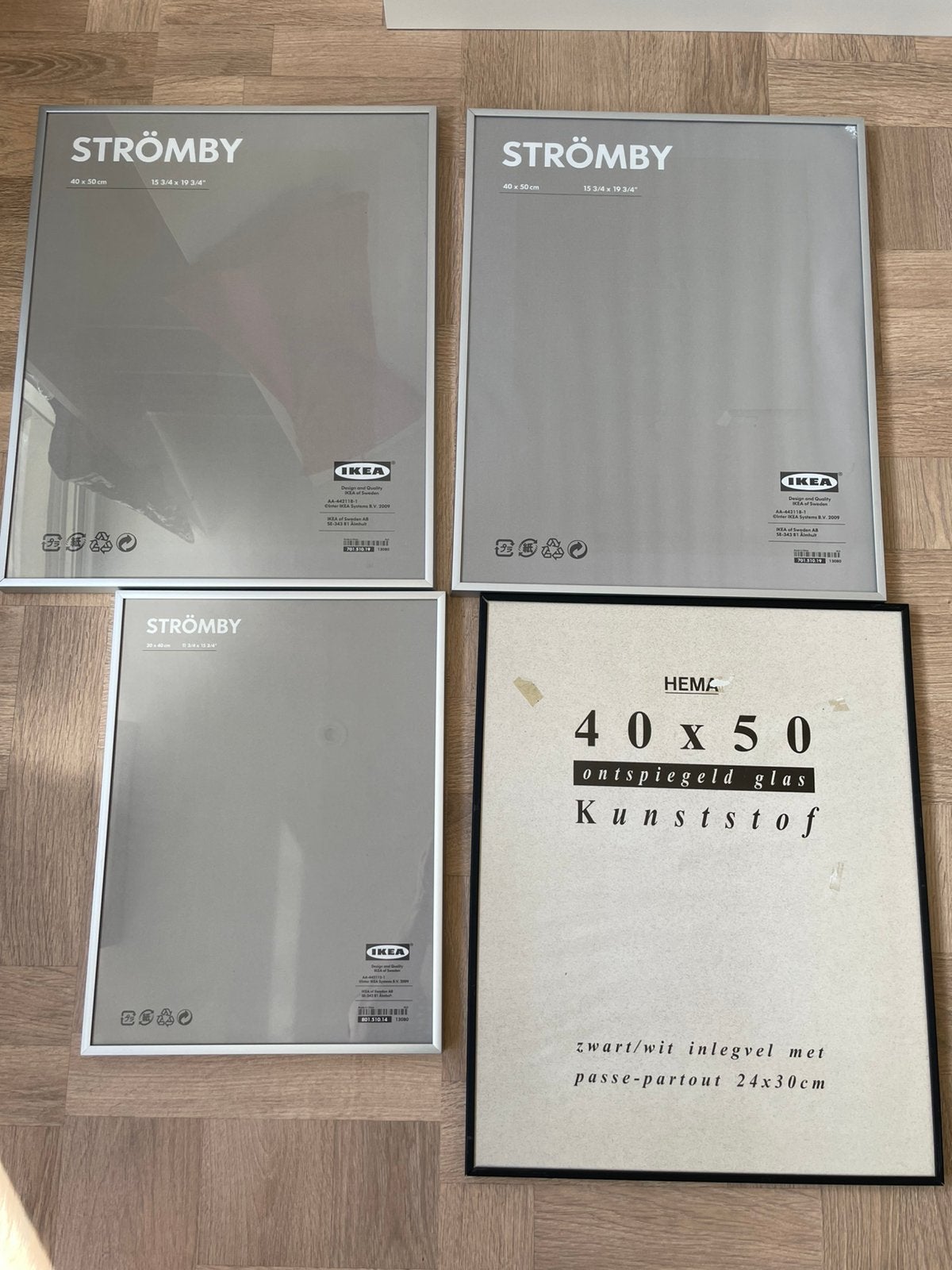 Fotolijsten Ikea Strömby 40x50 30x40 Hema 40x50cm, Huis en Inrichting, Woonaccessoires | Lijsten, Ophalen, Zo goed als nieuw, Metaal of Aluminium