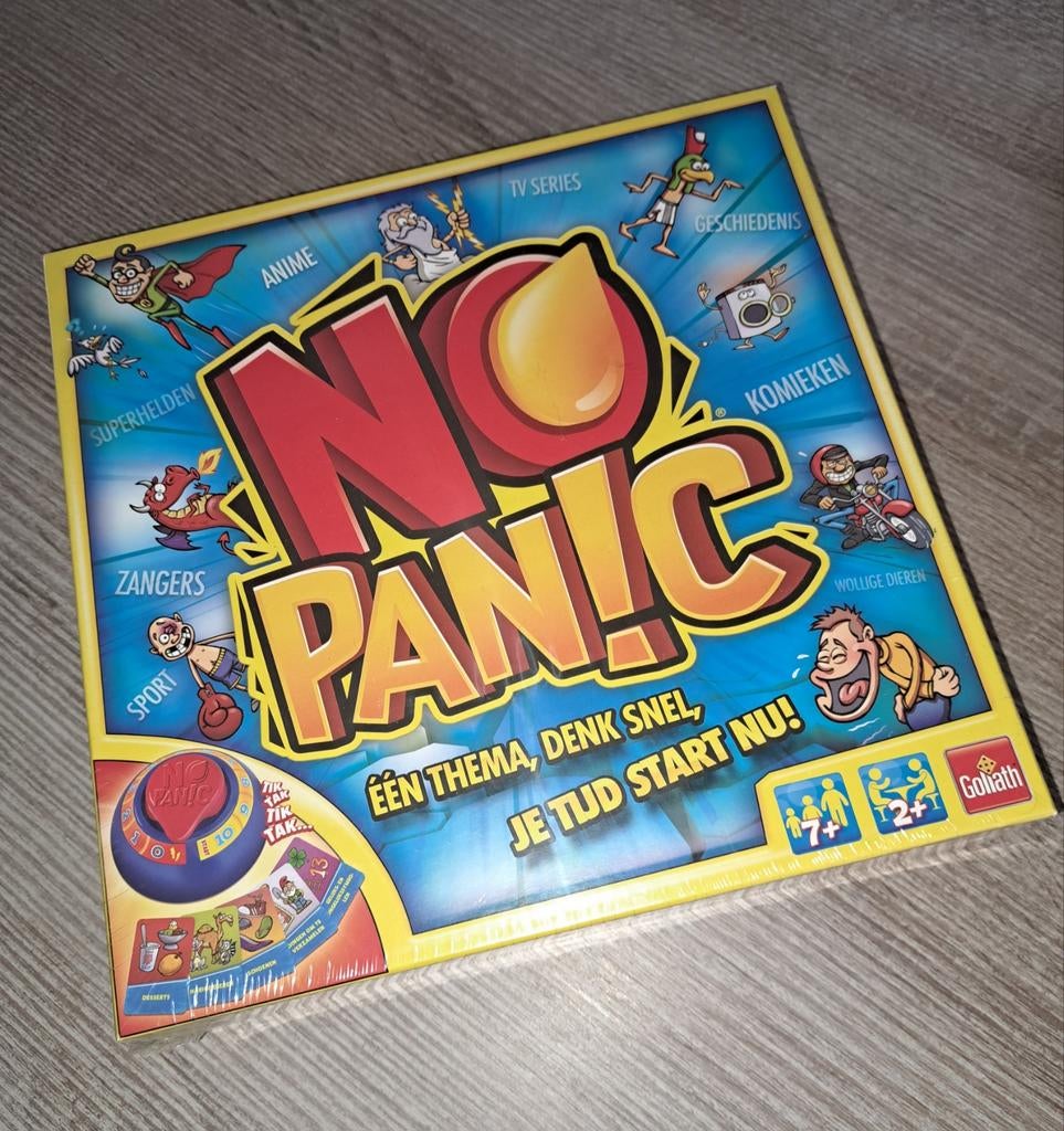 No Panic! Gezelschapsspel - Nieuw in verpakking, Vijf spelers of meer, Ophalen of Verzenden, Nieuw, Goliath