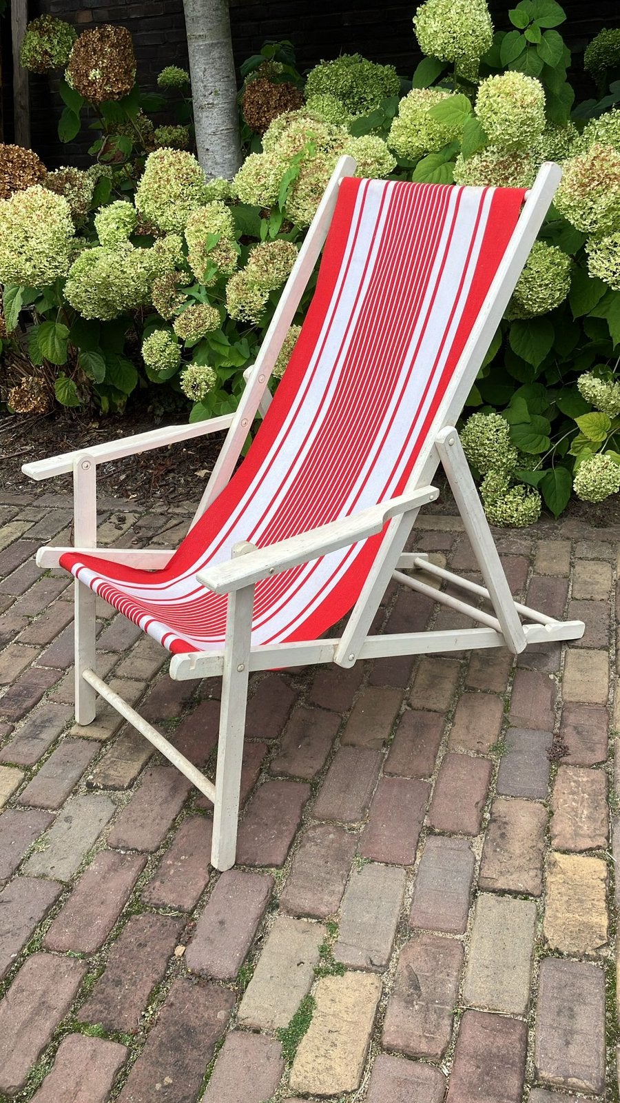 Strandstoelen, Tuin en Terras, Ophalen, Gebruikt, Hout, Inklapbaar