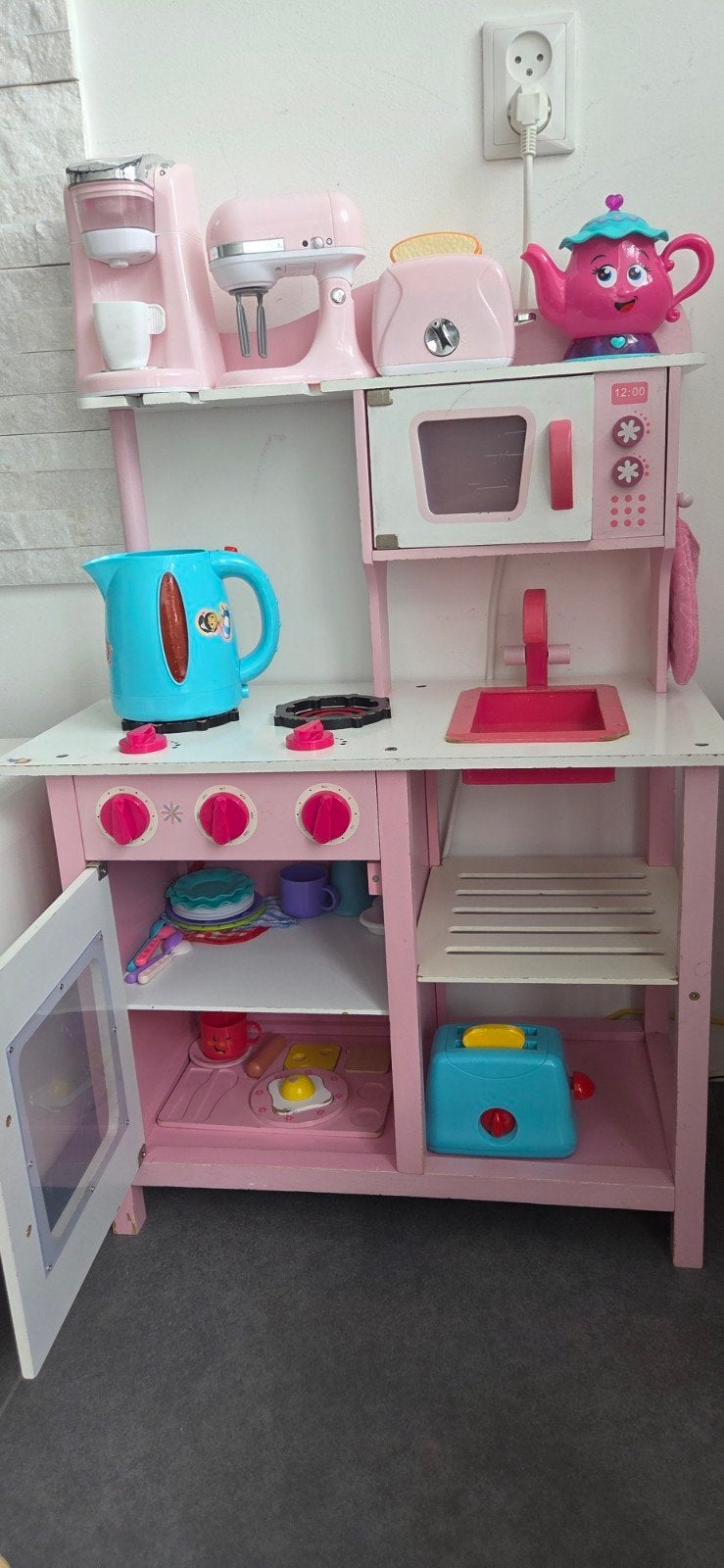 Keuken Speelgoed inclusief accessoires, Ophalen of Verzenden, Gebruikt, Hout, Speelkeuken