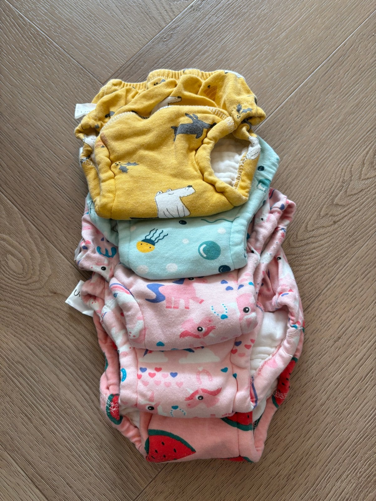 Wasbare broekjes maat M - set van 5 stuks, Ophalen, Gebruikt, Jongen of Meisje