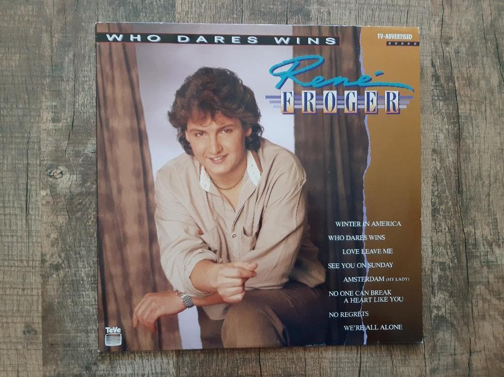 LP Rene Froger / Who dares wins (1988), Cd's en Dvd's, Vinyl | Pop, Gebruikt, Inclusief binnenhoes, 12 inch, Ophalen of Verzenden