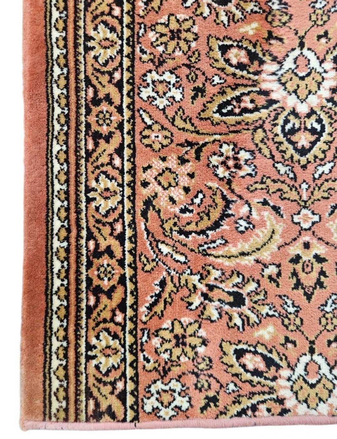 Vintage oosters wol vloerkleed loper koraal floral 70x270cm, Klassiek, Perzisch, Vintage, oosters, hype, 200 cm of meer, Www.hypepopup.nl