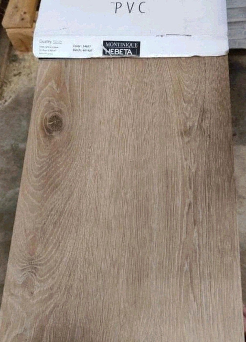 montiniqeu hebeta pvc vloer kleur 54817 7.64m2, Ophalen, Nieuw, Overige typen