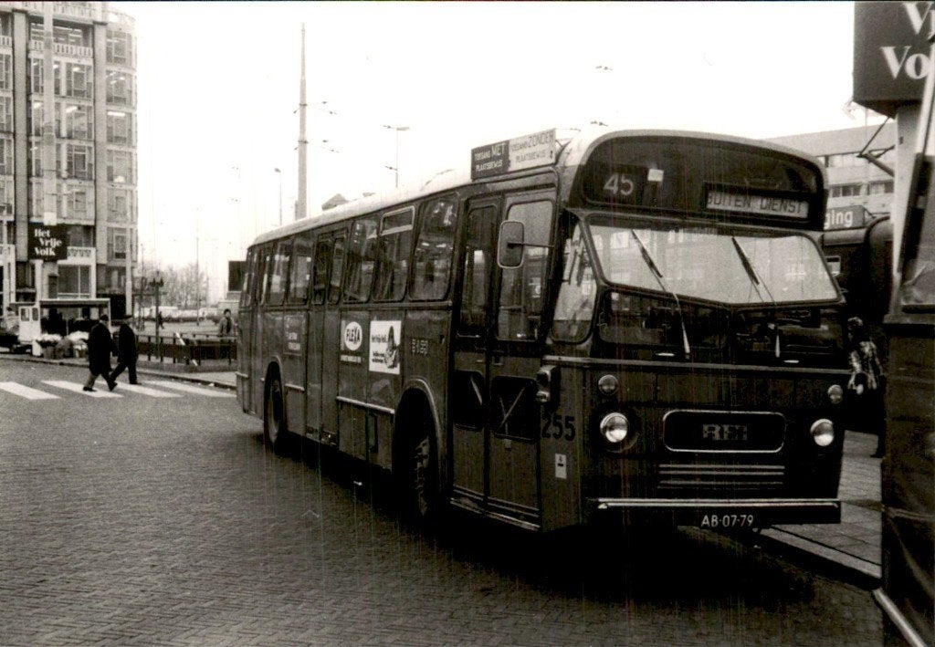 Rotterdam - Bussen - 1970 - RET, Ophalen of Verzenden, 1960 tot 1980, Ongelopen, Zuid-Holland